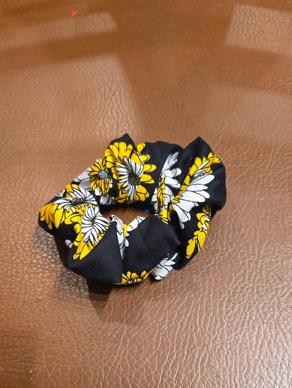 Sunflower Scrunchie Pack - Black, Cream & Teal